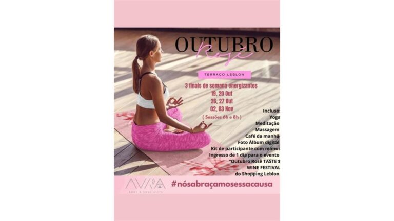 Leblon Rooftop traz bem-estar em uma experiência única para o Outubro Rosé